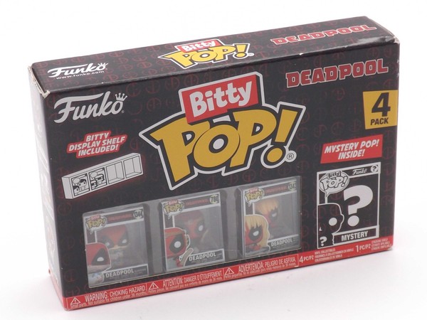 Funko Pop! Deadpool 4 Pack - Deadpool Sleepover Bitty Pop! - Neu-image