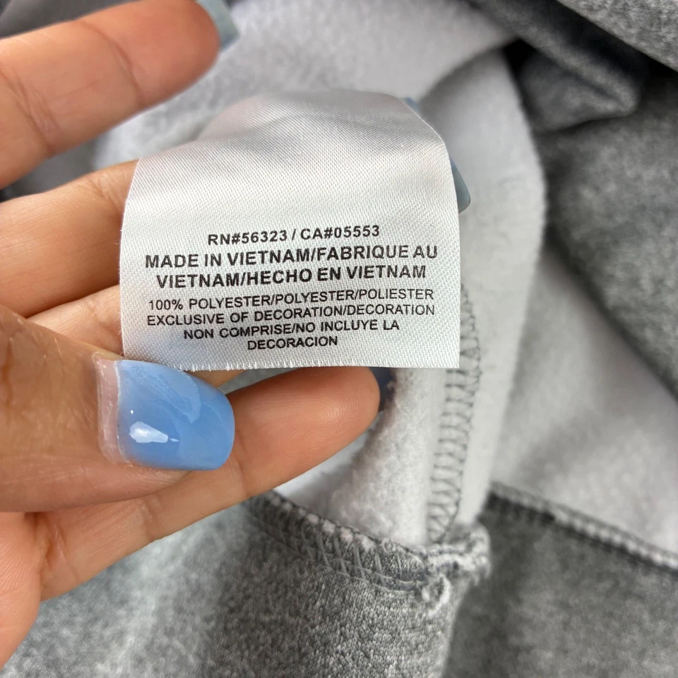 Nike Dri-FIT Gris Pullover Cuarto Cremallera Chaqueta Para Hombres Grande Forrado de Vellón Atlético Foto 4 de 4