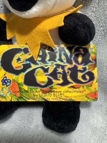 GRATEFUL DEAD BEAN BEAR CHINA CAT PANDA LIQUID BLUE BEANIE BEAR PLUSH TOUR MERCH - Picture 2 of 4