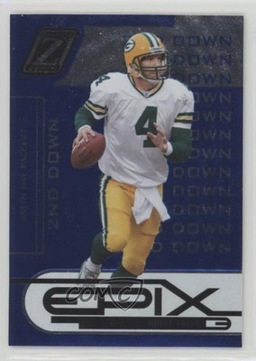 2005 Donruss Zenith Epix 2nd Down Blue 147/400 Brett Favre #E-3 HOF 0u7