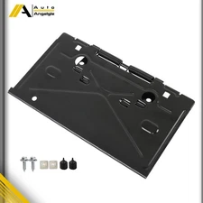New License Plate Tag Bracket Rear With Hinge Plus Hardware Fuel Gas Door