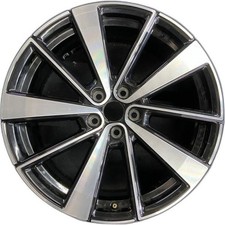 Front Polestar Machined Black OEM Wheel 19” 2021-2023 Factory Rim 31680895 95550