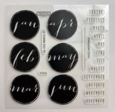 NEW CTMH Close To My Heart My Acrylix Stamp E1031 Dated Calendar Planner