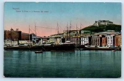 Castel S. Elmo e S. Martino dal mare - Napoli Naples ITALY Postcard