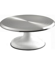  Cake Stand Aluminum Alloy 12 inch Revolving Cake Turntable ( small chip ) 