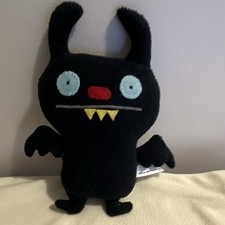Uglydoll Ninja Batty Shogun Black Plush Stuffed Animal Small 7.5 inches 2009