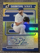 2021 Donruss Signature Series David Peterson Yellow Holo Auto #'d /25 RC  #SS-DP