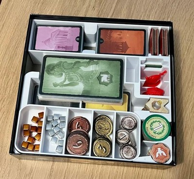 7 Wonders Duel + 2 Expansions (Pantheon + Agora) | Board Game Insert | Organizer