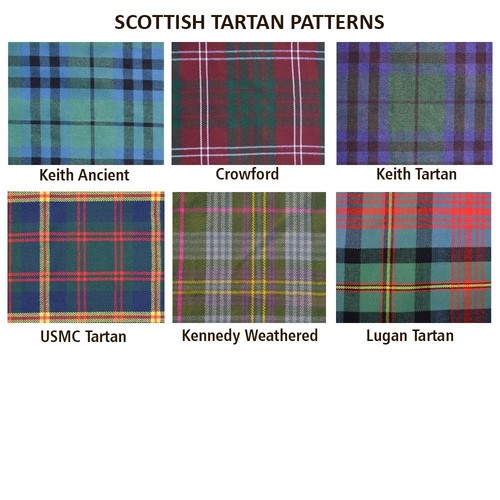 Conjunto de 11 piezas de falda escocesa escocesa de tartán para hombre en 50 tartanes - Imagen 8 de 8