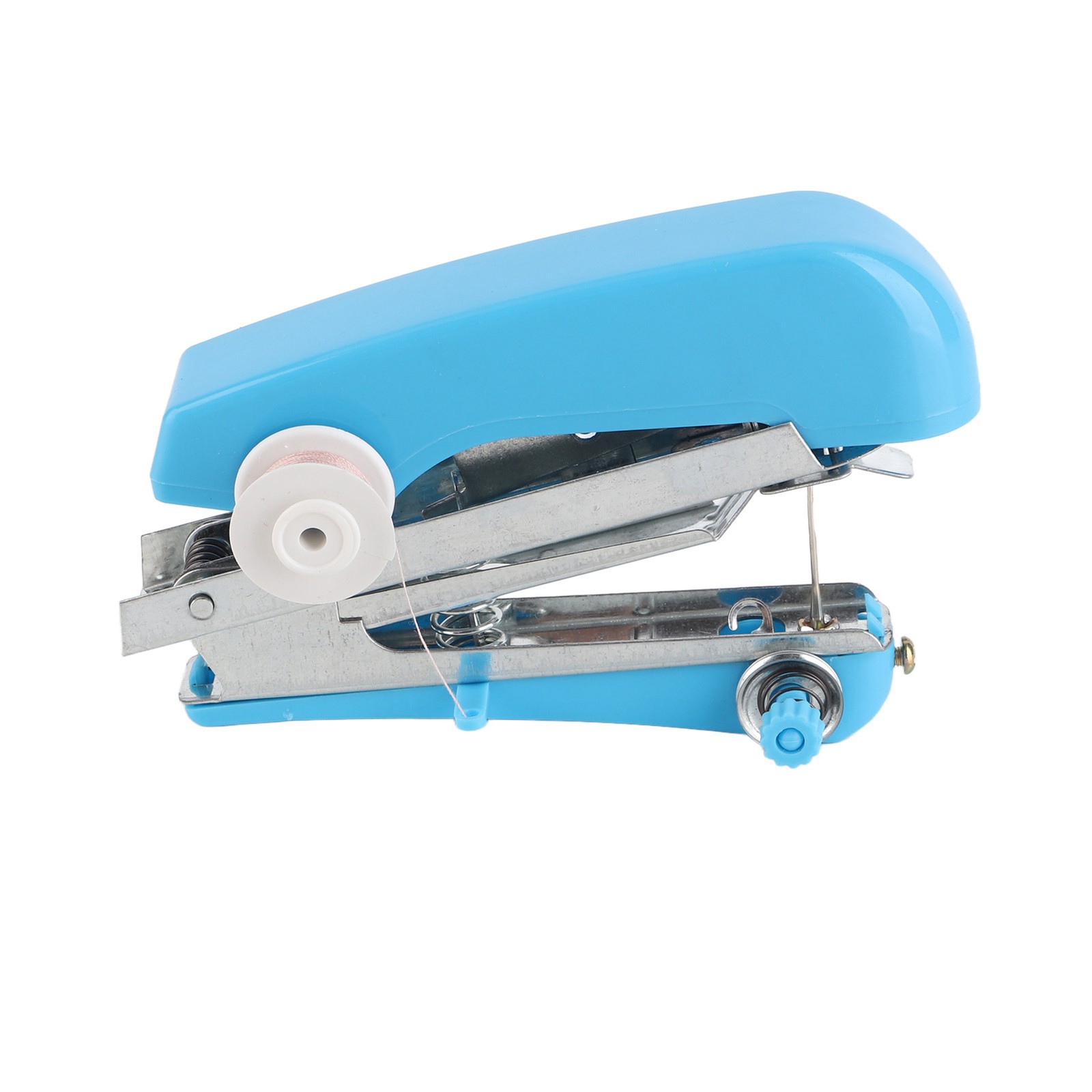Portable Blue Mini Handheld Sewing Machine For Household Recommended