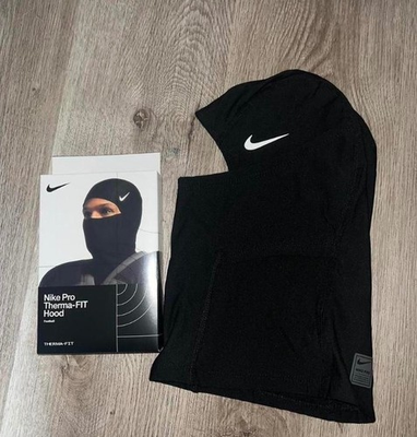 #ad Nike Pro Hyperwarm Balaclava Hood Ski Mask Men One Size Black $14.99