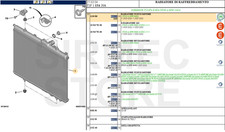 1330H6 RADIATORE NUOVO MOTORE  PEUGEOT 206, 206+ (T3E)