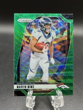 2024 Marvin Mims Panini Green Wave Prizm Card Broncos