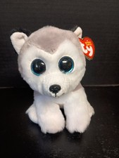 Ty Beanie Buff the Husky Dog 6" Plush Velvety Soft W/ Tags