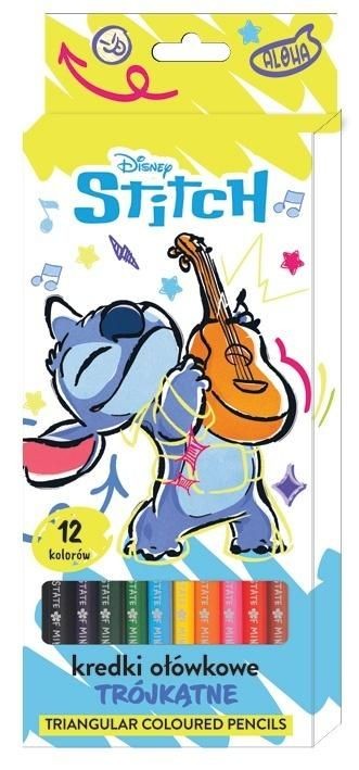 5904441140866 Kredki owkowe 12 колорув труйкентне Стич БЕНИАМИН 140866 БЕН-БЕ 2990₽