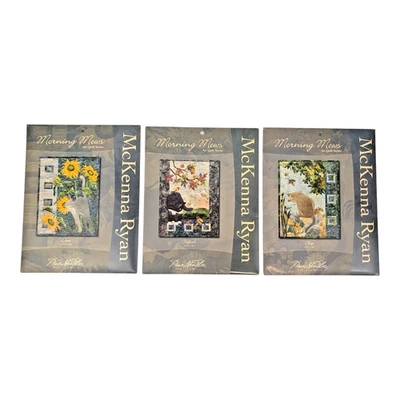 Morning Mews Complete Quilt Pattern Set Dora Chip & Clifford by McKenna Ryan - Image 1 of 4