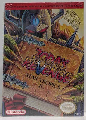 Zoda's Revenge Star Tropics 2 II NES Nintendo Entertainment System New Sealed