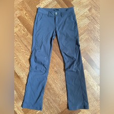 PRANA Halle Pants Gray Hiking Stretch Comfy flap Pockets Sporty Performance 2