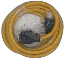 LAKCZIO 15FT NEMA L14-30P to 6-50R Yellow Extension Cord, 3 Prong to 4 Prong