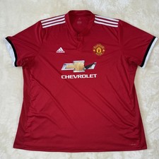 Manchester United F.C. 2017-18 home Football Shirt Size 3XL       A4