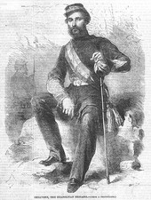 CHIAVONE (Luigi Alonzi) Il Brigante Napoletano - Stampa antica 1862