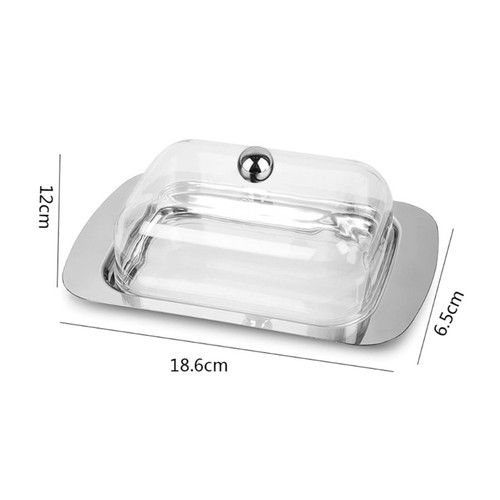 Kitchen Butter Storage Box Transparent Top Cheese Container With Clear Cover - Picture 8 of 8