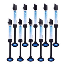 10X DENTEX Dental Syringe Universal Composite Light Curing Resin Refill Shade A1