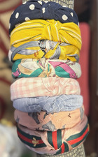 Women Bow Knot Fabric Headband Twisted Hair Band Headwear LOT of 8