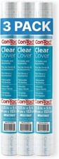 Self-Adhesive Clear Vinyl Liner for Document Protection, 60in x 13.5in Pack of 3