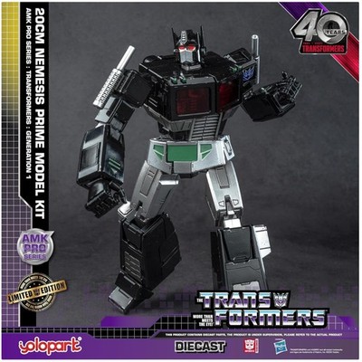 Transformers G1 Nemesis Prime Figure with Upgraded Weaponry//