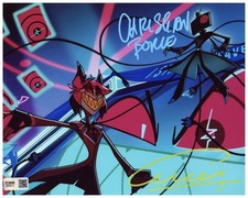 Amir Talai & Christian Borle Signed 8x10 Photo Hazbin Hotel Autograph Zobie COA