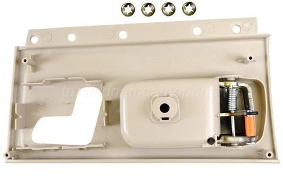 fits 2003 to 2011 Lincoln Town Car Interior Door Handle Front Left Beige Brush - Image 2 of 2