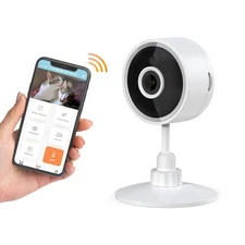 Instachew PurrSight Mini Wi-Fi HD Pet Camera, Indoor Security Camera with App