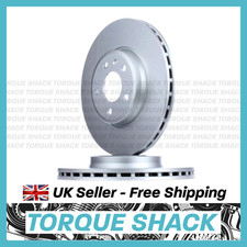 Audi A4 B8 A5 2007-on Front Brake Discs Pair Ferodo DDF1663 8K0615301 OEM