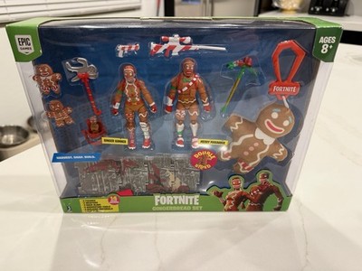 FORTNITE Gingerbread Set Ginger Gunner Merry Marauder Target Exclusive RARE NEW