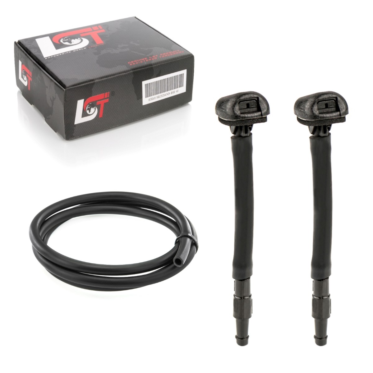 2x Frontscheibendüse Spray Nozzle Hose Front for Peugeot 308 Cc Sw 4A 4B 4E