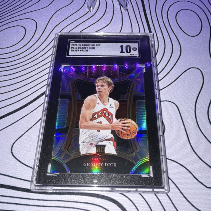 Panini 2023-24 Select Gradey Dick Rookie Mezzanine Silver Prizm #312 SGC 10