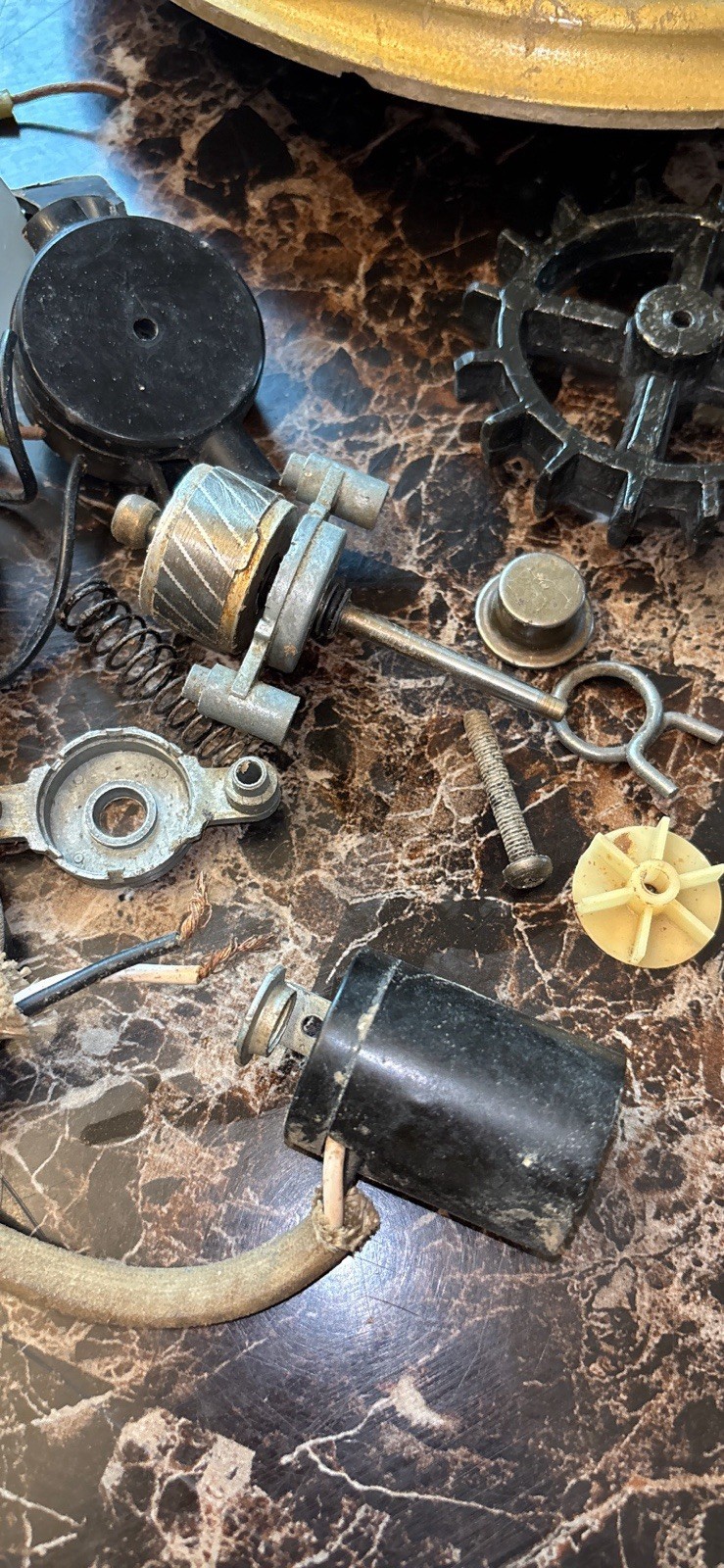 Lot Of *PARTS ONLY* For Vtg 1970s Creators Inc. Mineral Oil RAIN LAMP Light