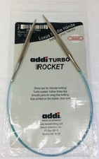Skacel Addi Turbo Rocket Circular Knitting Needles US 9 5.5mm x 16   40cm 