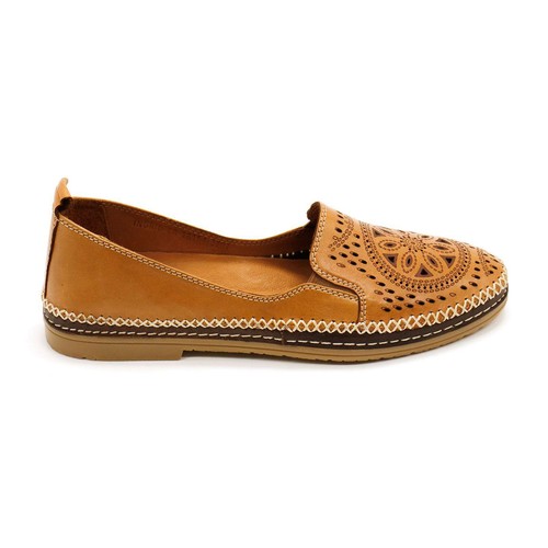 NEW Spring Step Women's Ingrid Perforated Leather Slip-on Loafer - Picture 3 of 16