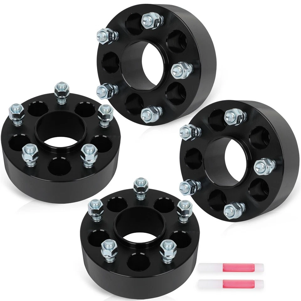 4Pcs 2" 5x4.5 to 5x5 Hub Centric Wheel Adapters For Jeep Wrangler Liberty Dodge - Image 3 of 4