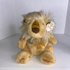GUND Vintage Lion 1988 Plush Tan Casey Lion Soft Stuffed Animal Lovey 10 NWT