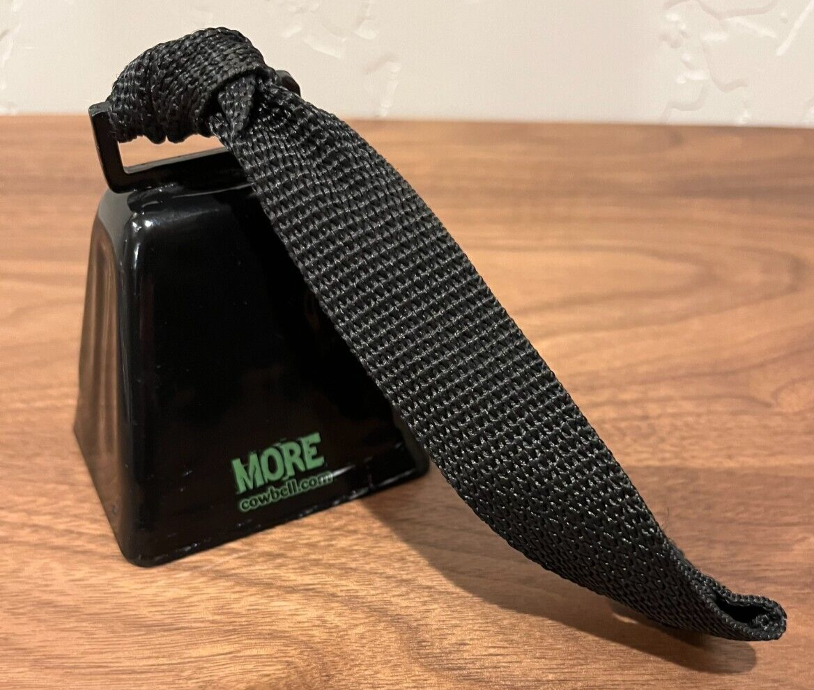 MONSTER ENERGY Drink Hockey Game Cowbell Cow Bell Metal Black Green Logo LOUD! eBay