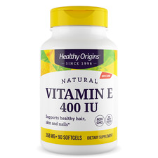 Healthy Origins Vitamin E 400 IE x 90 Weichkapseln, E 400 USA