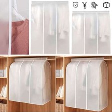 Clothes Garment Dust Cover Storage Protector Suit Dress Wardrobe Coat Hanger Bag