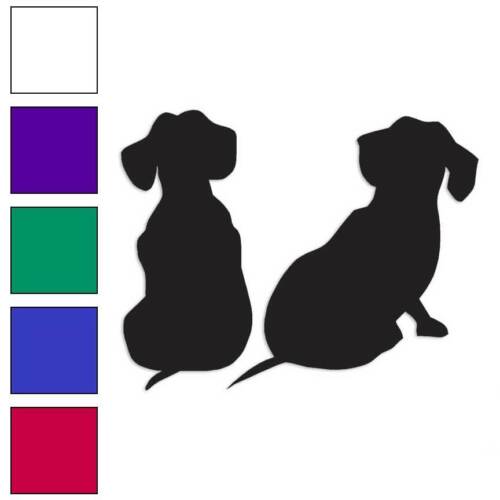 Dachshund Puppies Dog, Vinyl Decal Sticker, Multiple Colors & Sizes #1943 - Picture 1 of 21