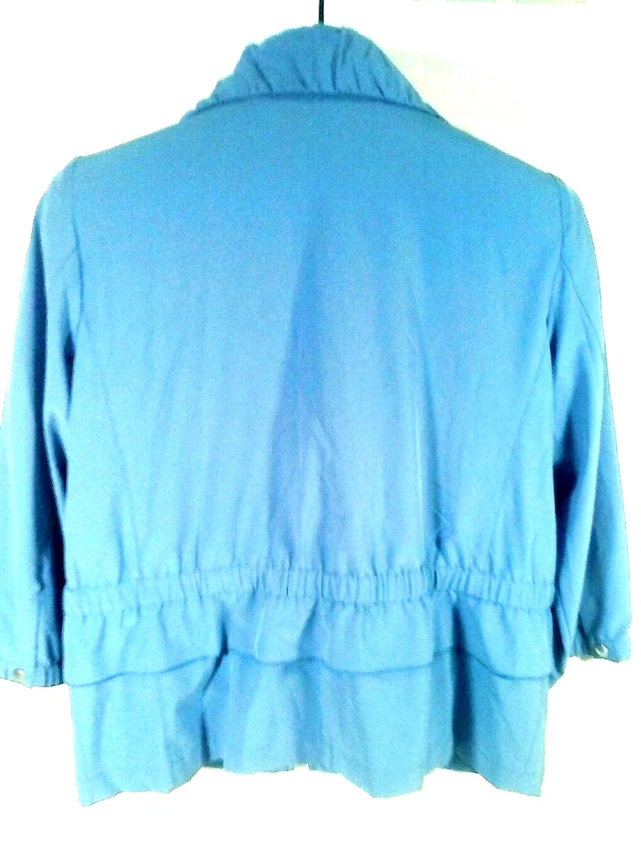 CHAQUETA ZENERGY MUJER AZUL VIOLETA CREMALLERA TALLA 0, (E1) Foto 2 de 2