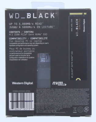 WD WD_BLACK SN770 500GB, NVMe, 2280 Internal SSD (WDS500G3X0E