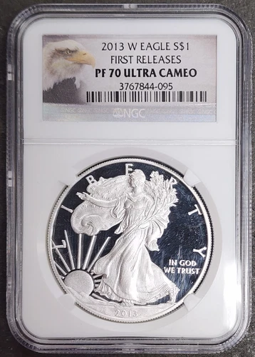 2013-W West Point $1 Eagle Silver Proof NGC PF 70 Ultra Cameo