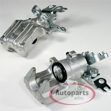 2 Stück Bremssättel Bremszangen links rechts hinten für Skoda Octavia II